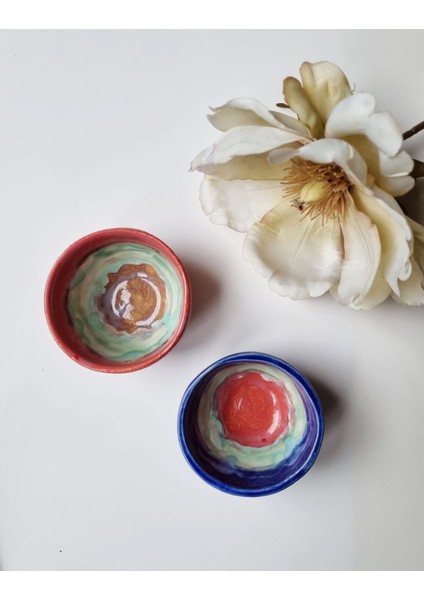 Elite El Yapımı 2li Stoneware Çerezlik - Kahvaltılık Seti 1 Adet