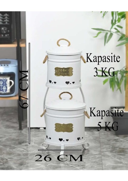 Elite Katlı Patates Soğan Kovası 2 Katlı Beyaz Renk 1 Adet modelleri