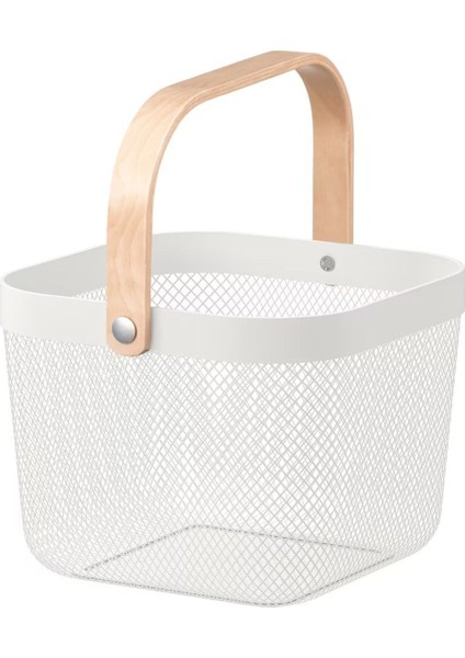 Elite Rısatorp Mutfak Sepeti Patates Soğan Sebze Meyve Sepeti Beyaz 25X26X18 cm 1 Adet
