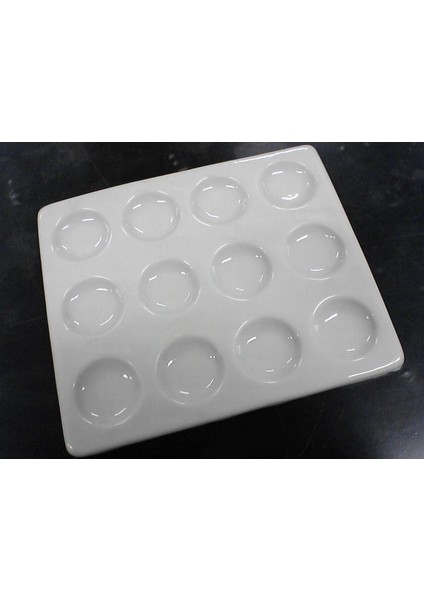 Elite 27X29CM Beyaz Porselen Kahvaltılık Sunumluk Iskele Meze Tabak 1 Adet 1 Adet fırsatları