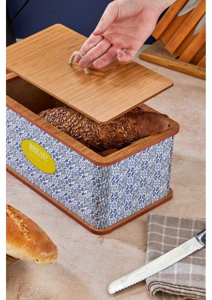Elite Özel Tasarım Doğal Ahşap Ekmeklik Sepeti Lüks Ekmeklik Kutusu Çok Amaçlı Kutu Mutfak Kitchen Bread 1 Adet modelleri