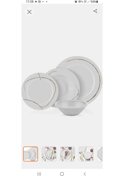 Yemek Takımı Pure Porselen