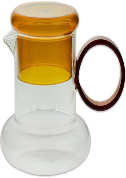 Elite Acero Renkli Kapaklı Cam Sürahi 550 ml 30470 1 Adet
