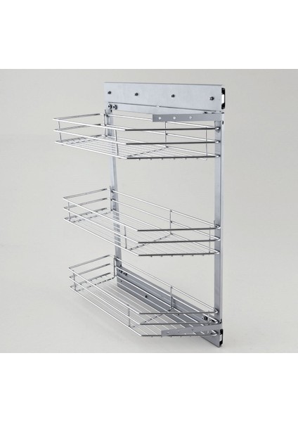 Elite Çağdaş Mutfak Yandan Bağlı Kiler Teleskopik Frenli 15 x 65 cm Sağ 1 Adet
