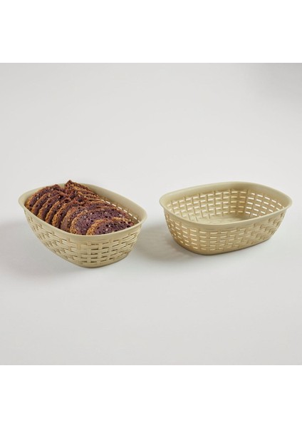 Elite 2 L Rattan Ekmek Sepeti 1 Adet