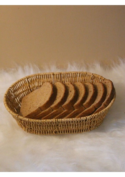 Elite Hasır Rattan Oval Geniş Ekmek Sepeti 1 Adet fiyatları