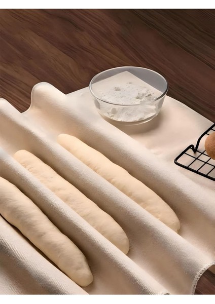 Elite Yıkanabilir Ekmek Hamur Mayalama Çok Amaçlı Örtü %100 Ham Pamuk 50X70 1 Adet