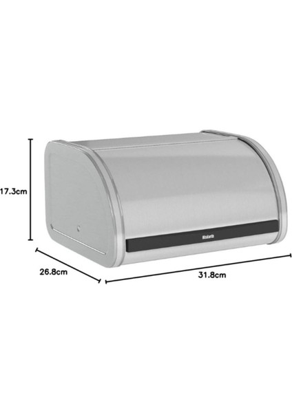 Elite Çelik Yuvarlak Ekmek Kutusu 31.5X27X17.5 cm 1 Adet indirimleri