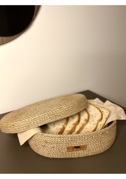 Elite Jüt Hasır Oval Ekmek Sepeti 28X20 1 Adet