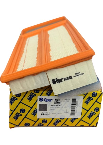 Doblo Linea Punto Fiorino 1.3 Mjet Euro 5 Hava Filtresi Opar 51920958E modelleri