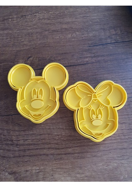 Mickey & Minnie Mouse Kurabiye Kalıbı modelleri