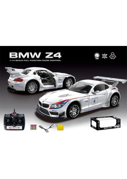 Bmw Z4 Gt3 Rc 1:14 Uzaktan Kumandalı USB Şarjlı Araba 866-1412B
