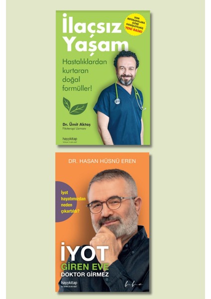 2 Li Sağlık Seti / Dr. Hasan Hüsnü Eren-Iyot Giren Eve Doktor Girmez / Dr. Ümit Aktaş-Ilaçsız Yaşam