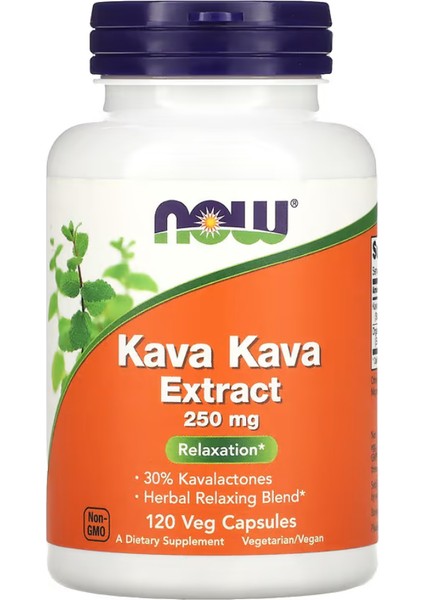 Kava Kava Extract 250 Mg 120 Veg Capsules