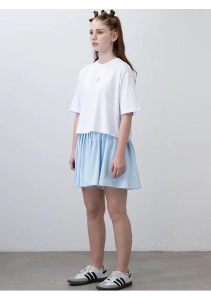 Kız Çocuk Pileli Şort T-Shirt Tasarım Takım fırsatları