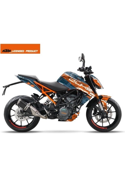 Ktm Duke 250 Mdl2 Full Sticker Set Body Kit