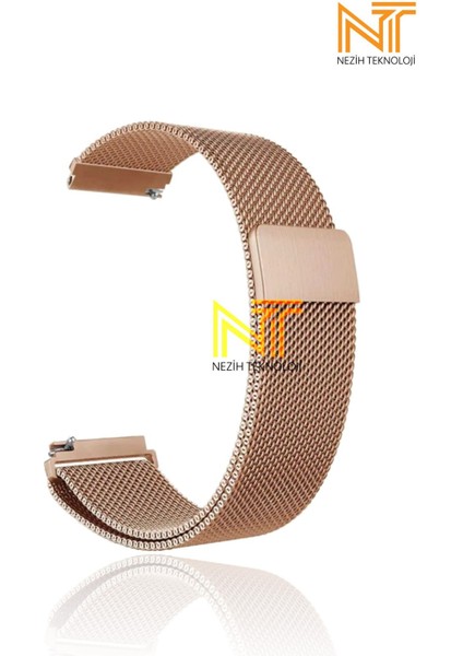 Huawei Watch Gt2 / Gt2 Pro / Gt3 / Gt3 Pro / Gt4 / Gt5 / Gt5 Pro / Gt6 / Gt6 Pro 46mm Uyumlu Metal Kordon 22mm