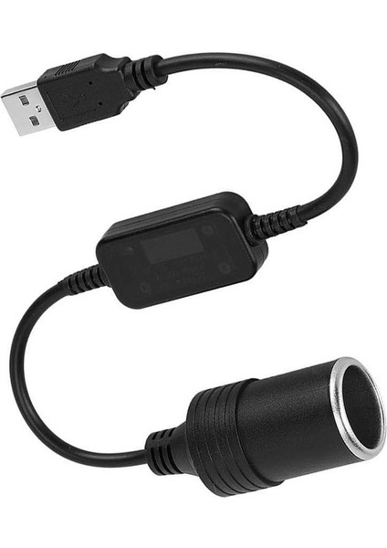 USB Çakmak Çevirici 5 Volt 12 Volt Çevirici 1 Amper 12 Watt Max Çalıştırır