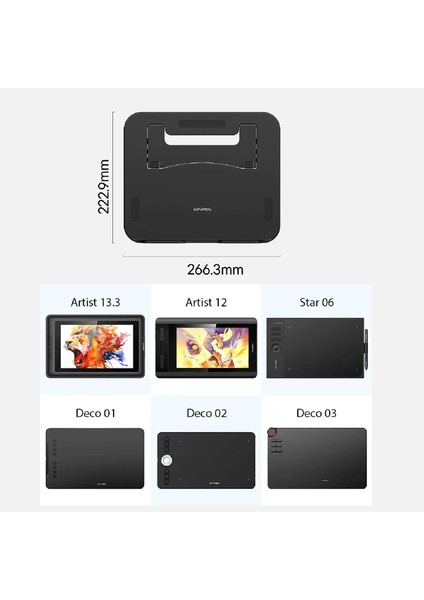 13.3 Inçe Kadar Tabletler Için Grafik Ekran Tablet Standı (Artist 12 And Artist 13.3) fiyatları