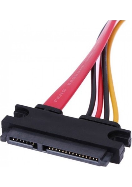 Sata Data Uzatma Sata Power Uzatma 50 cm Sata Uzatma Kablosu 15+7 Pin Uzatma Kablosu