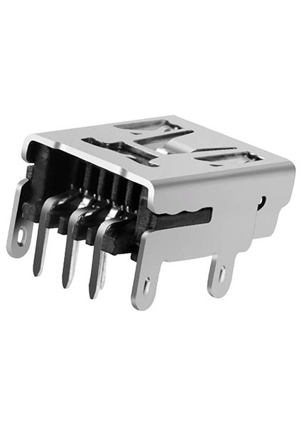 10 Adet Dişi Mini USB Soket 10 Adet 5 Pin Dişi Konnektör