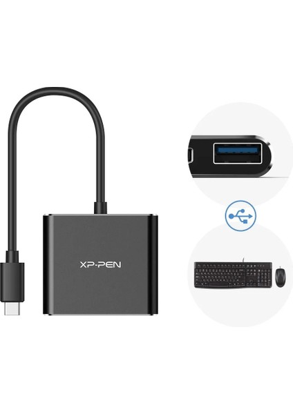 3'ü Bir Arada Çok Fonksiyonlu Usb-C Hub (Type C'den Usb+Hdmı+Pd'ye) fırsatları