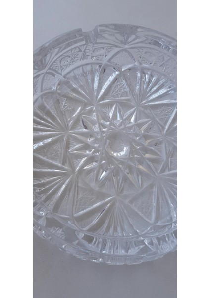 Elite Kristal Cam Yuvarlak Küllük 15CM 1 Adet