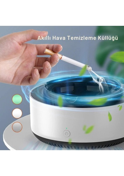 Elite Dumanı Yutan Akıllı Kül Tablası Şık ve Fonksiyonel Küllük 1 Adet