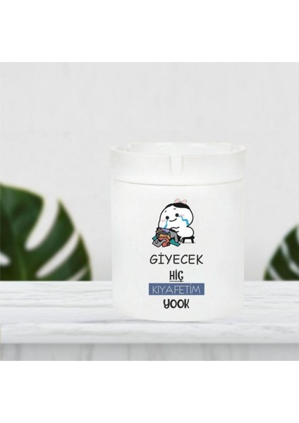Elite Giyecek Kıyafetim Yok Komik Küllük 1 Adet