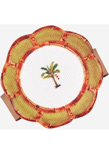 Elite Bambu Haki Polyester Peçetelik 2 Parça 1 Adet