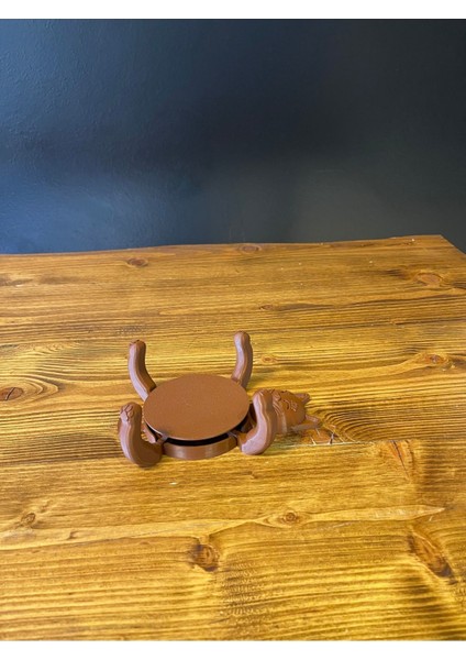 Elite Sevimli Kedi Figürlü Bardak Altlığı-Eğlenceli ve Koruyucu 3D Tasarım-Masa Koruyucu Dekoratif Altlık 1 Adet indirimleri