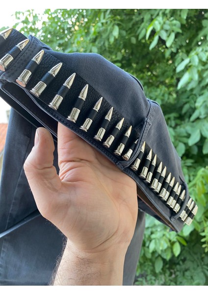 48 Adet Mermi Detaylı 120 cm Kemer