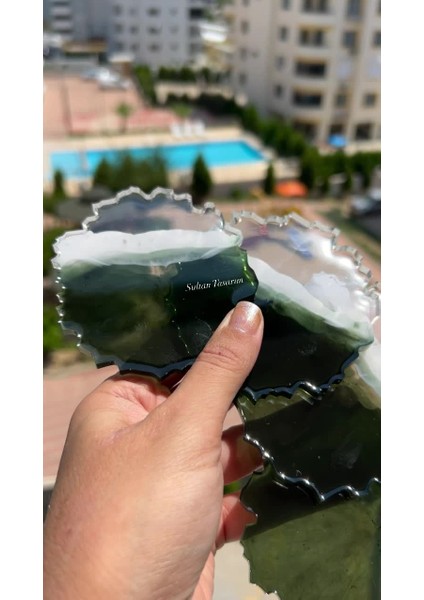 Elite Epoksi 4 Lü Bardak Altlığı Takımı 1 Adet