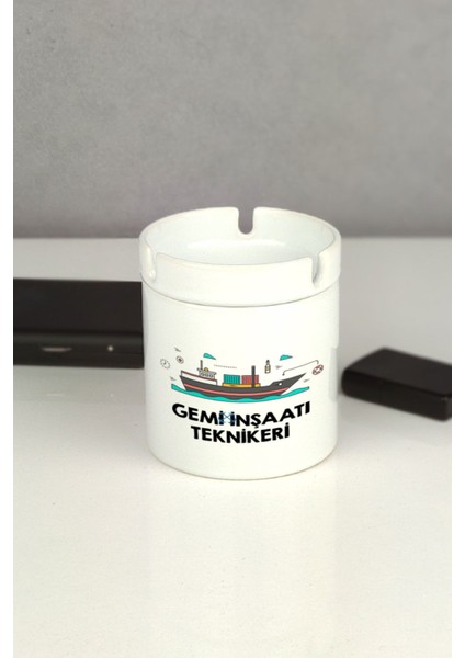 Elite Gemi Inşaatı Teknikeri Kokusuz Küllük 1 Adet