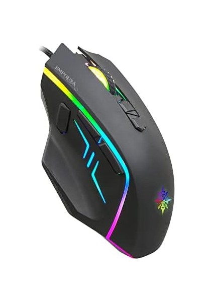 IMG-344T Rgb 6 LED 7200DPI 8d Macro Keys Professional Gamıng Mouse