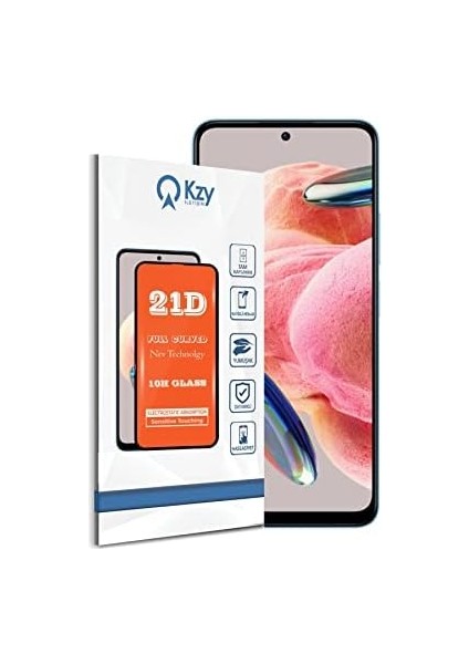 Iletişim Xiaomi Redmi Note 12 Tam Kaplayan 21D Temperli Ekran Koruyucu Cam