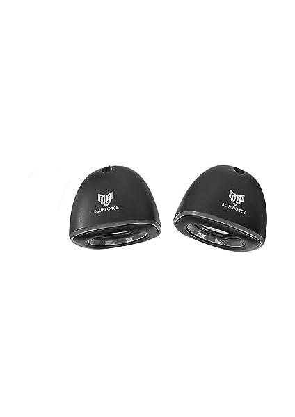 Bs-10 Kablolu USB Multimedya 6W 1+1 Speaker Mini Hoparlör Siyah Pc Laptop Uyumlu