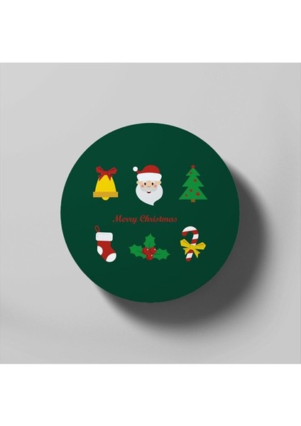 Elite Christmas Stickers Bardak Altlığı 1 Adet