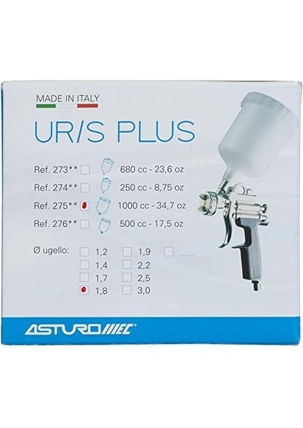 Ur/splus1.8 Boya Tabancası 1.8 mm