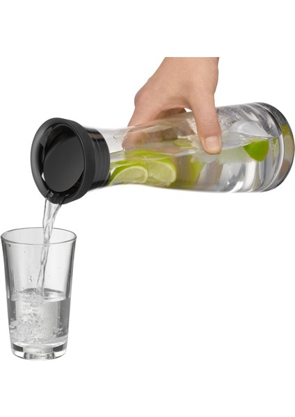 Elite Basic Karaf 1 L Siyah Kapak 1 Adet