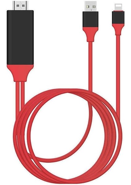 PM-6020 P8M Lıghtnıng To HDMI + USB Çevirici 2 mt Kablo
