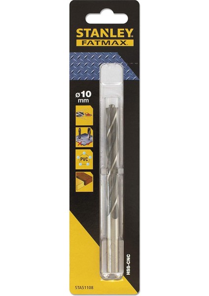 STA51108 Metal Matkap Ucu, Metalik, 1 Adet, 10 mm