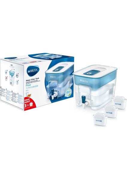 Elite Flow 3 Filtreli Su Sebili 1 Adet