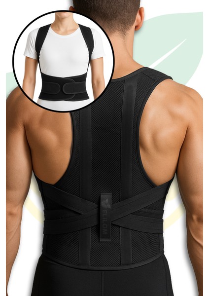 Dik Duruş Korsesi – Omurga Eğriliği Önleyici, Çift Balenli, Günlük ve Spor Kullanıma Uygun Elilom Ceku