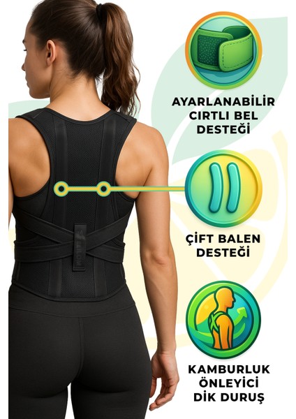 Dik Duruş Korsesi – Omurga Eğriliği Önleyici, Çift Balenli, Günlük ve Spor Kullanıma Uygun Elilom Ceku modelleri