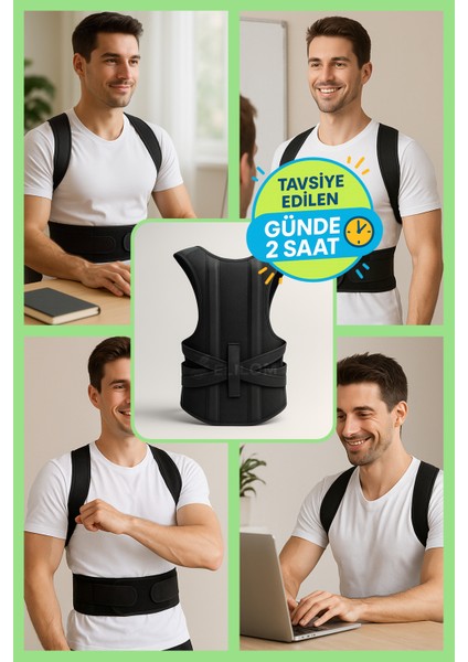 Dik Duruş Korsesi – Omurga Eğriliği Önleyici, Çift Balenli, Günlük ve Spor Kullanıma Uygun Elilom Ceku fırsatları