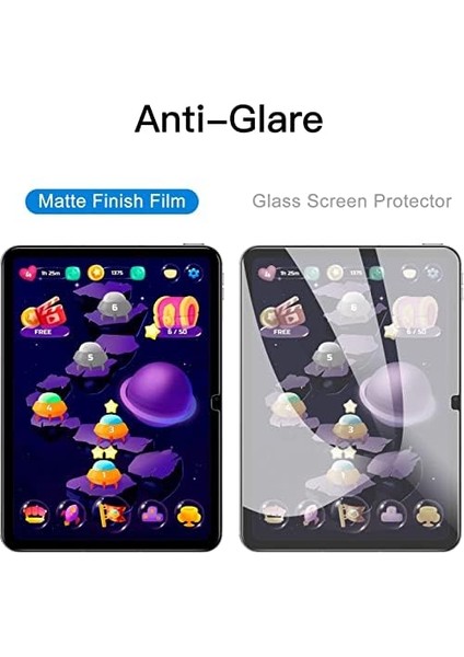 Ipad 10.9 Air 4 2020 Paper Like Kağıt Hissi Kaymaz Yüzey Pet Mat Ekran Koruyucu Çizim Için Ekran Koruyucu Air 5