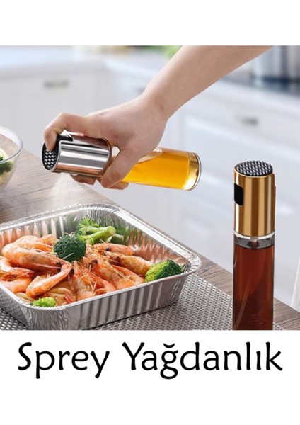 Elite 100 ml Çok Amaçlı Spreyli Cam Şişe Zeytinyağı, Soya Sosu, Sirke Şisesi 1 Adet