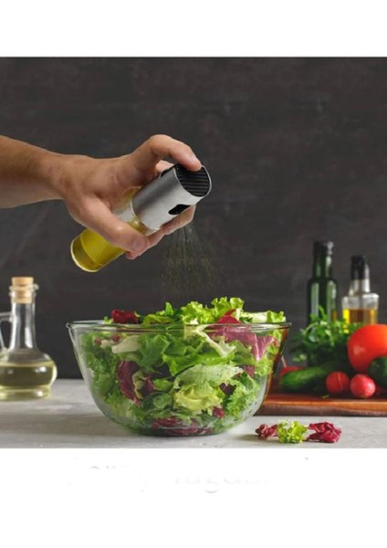 Elite 100 ml Çok Amaçlı Spreyli Cam Şişe Zeytinyağı, Soya Sosu, Sirke Şisesi 1 Adet