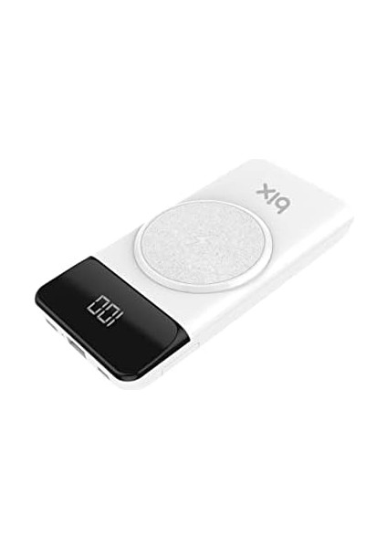 PB102 Mıknatıs Özellikli 10000 Mah USB Pd Qc 4.0 Kablosuz Şarj Powerbank